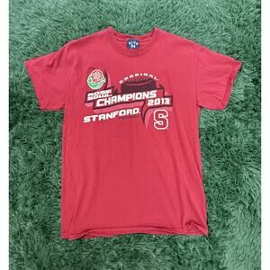 Stanford Cardinal 2013 Rose Bowl Champions Football T-Shirt Blue 84 M NCAA